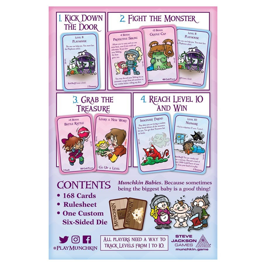 Munchkin Babies back of box