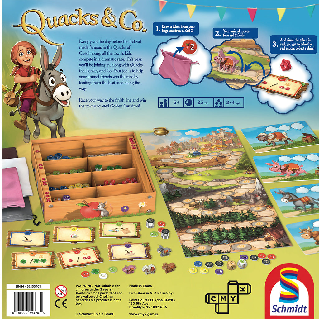 Quacks & Co. back of box