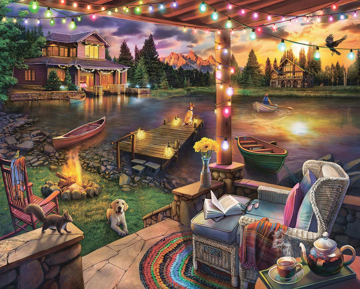 Summer Evening 500 Piece Puzzle by White Mountain
