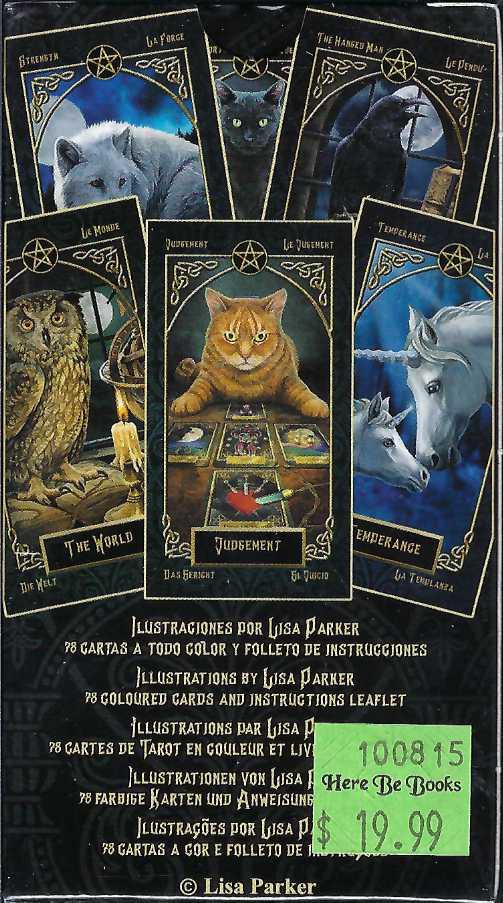 Tarot Familiars Deck back of box