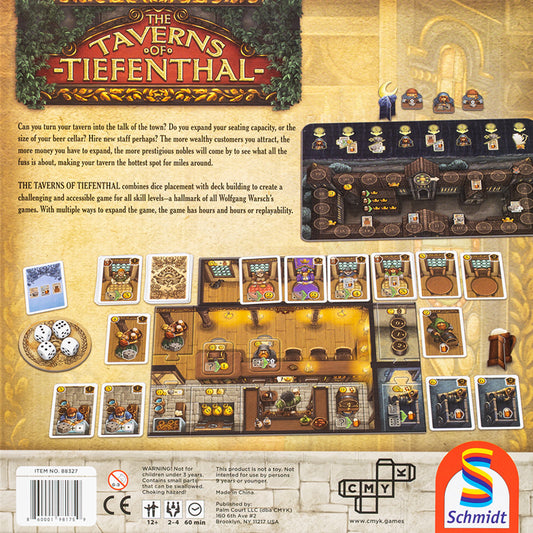 Taverns of Tiefenthal back of box