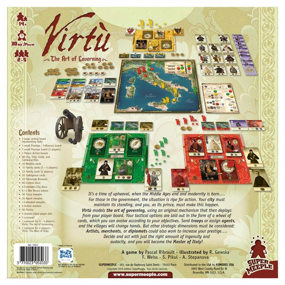 Virtu back of box