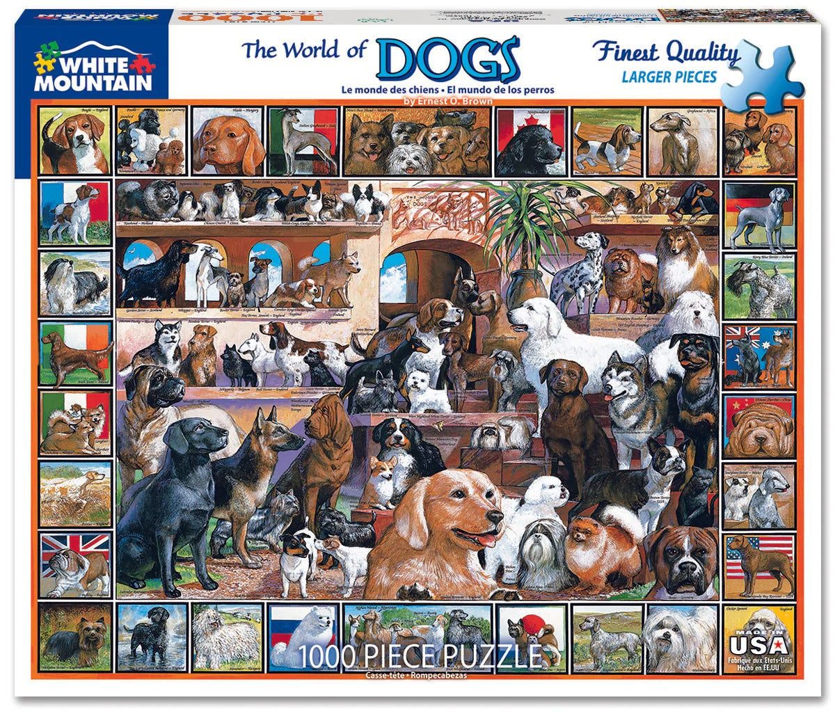 World of Dogs 1000 Piece Puzzle