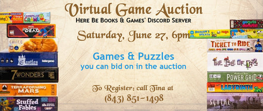 Games & Puzzles Up for Auction, Saturday, July 18, 2026 at 6pm on Discord