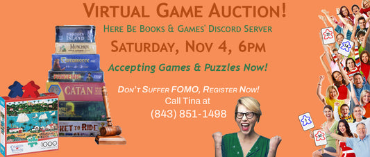 Virtual Game Auction, Saturday, November 4, 2023
