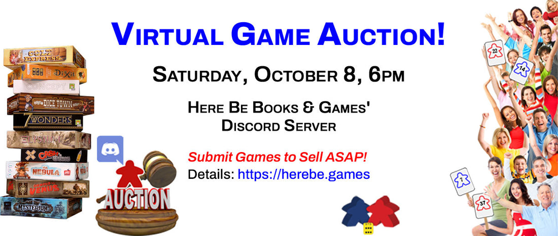 Virtual Game Auction - October 8, 2022