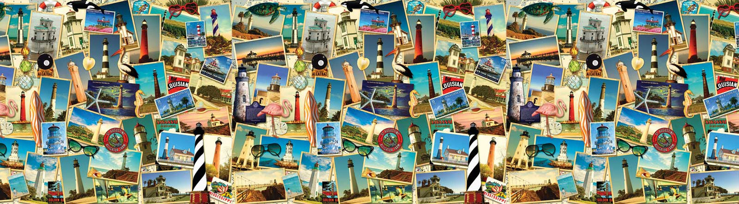 Collage Puzzle Collection (Southern Lighthouses shown)