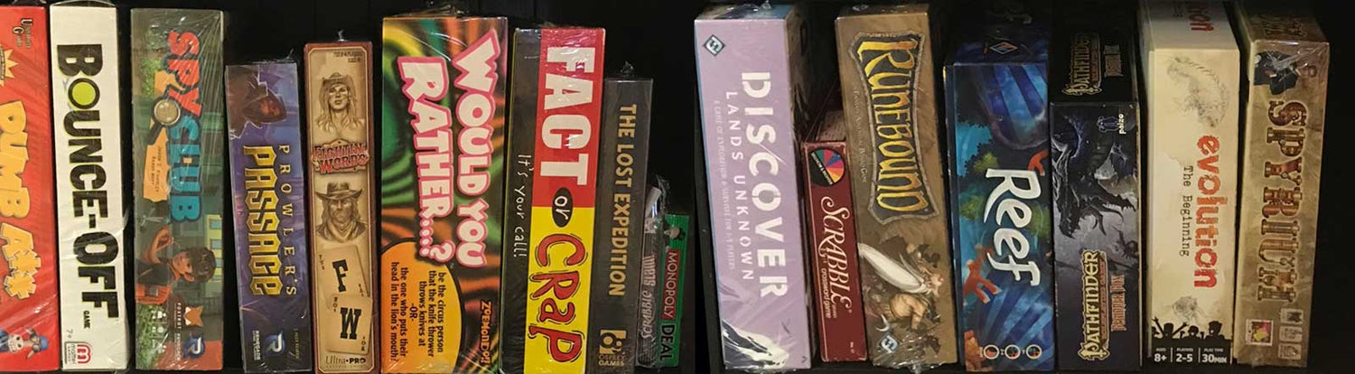 Used Games for Sale at Here Be Books & Games