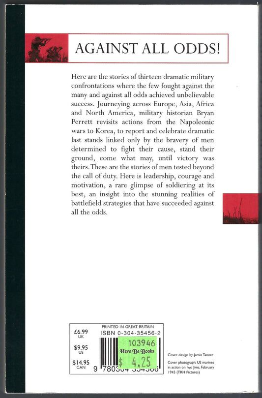 Against all Odds! Dramatic Last Stand Actions by Bryan Perrett back cover