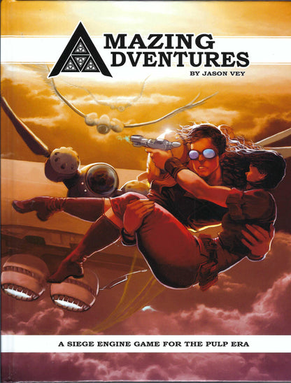 Amazing Adventures Core Rulebook by Jason Vey front cover