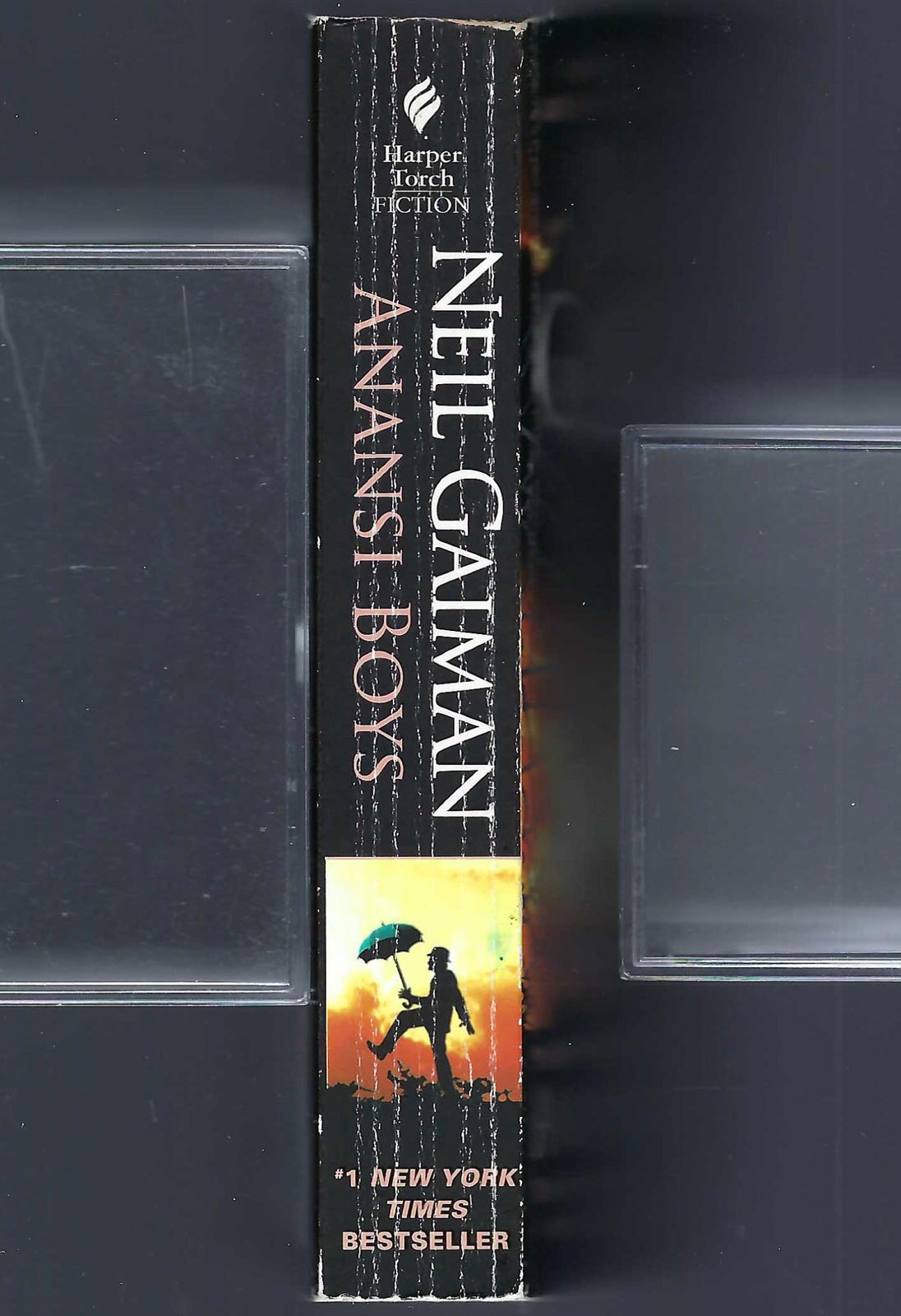 Anansi Boys by Neil Gaiman spine