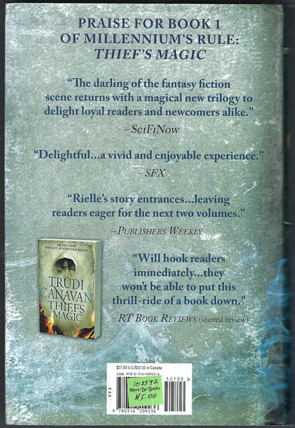 Angel of Storms by Trudi Canavan back cover