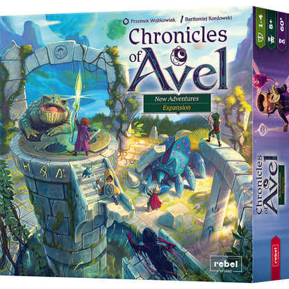 Board game box for Chronicles of Avel with fantasy-themed artwork. 