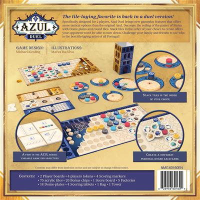 Azul Duel back of box