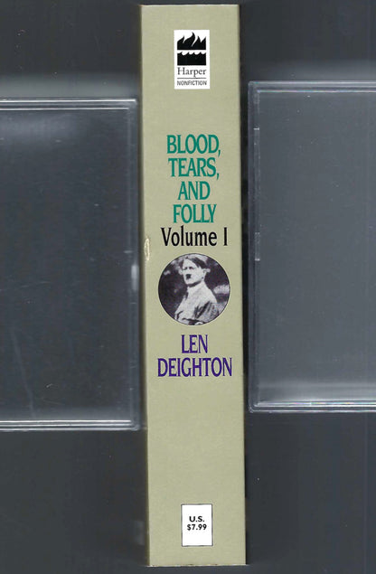 Blood, Tears and Folly Volume 1 by Len Deighton spine