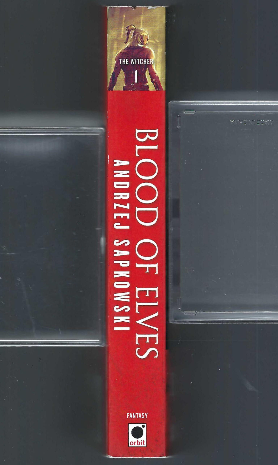 Blood of Elves by Andrzej Sapkowski spine