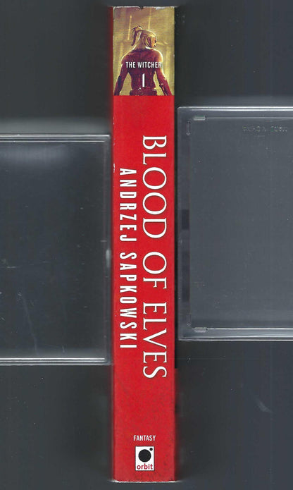 Blood of Elves by Andrzej Sapkowski spine