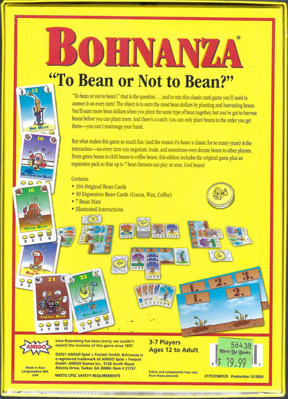  Bohnanza back of box