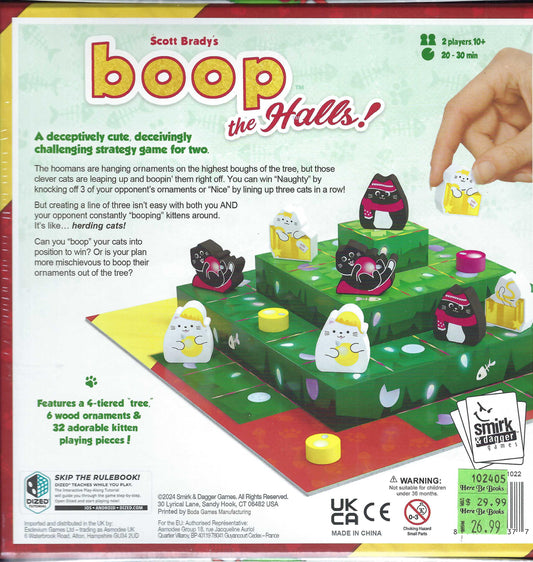 boop the Halls back of box