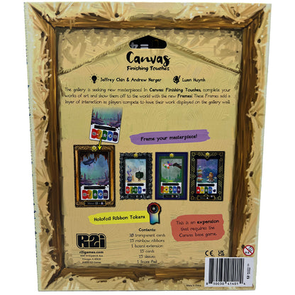 Canvas Finishing Touches back of box