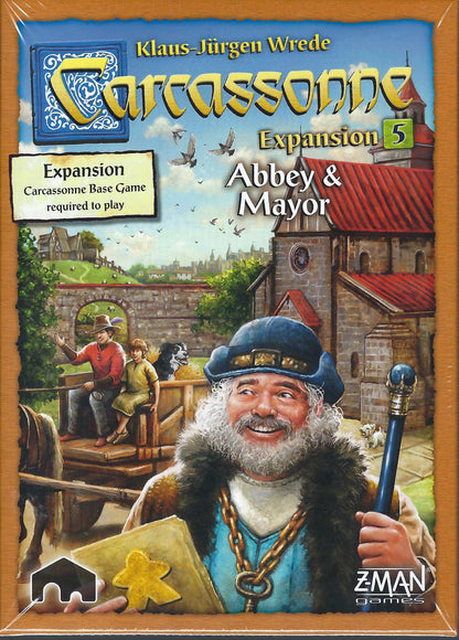 Carcassonne: Abbey & Mayor front of box