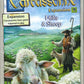 Carcassonne Expansion 9: Hills & Sheep game box with a shepherd and sheep illustration.