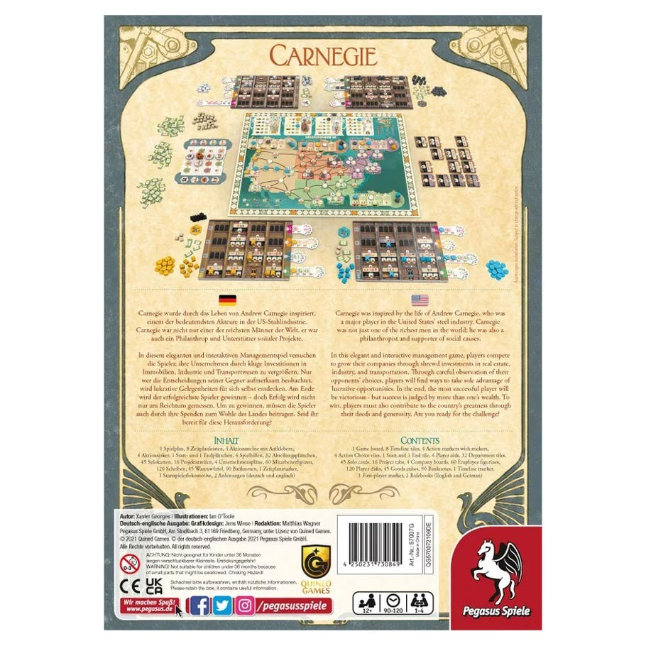 Carnegie back of box