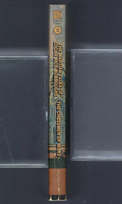 Chessmen of Mars by Edgar Rice Burroughs spine