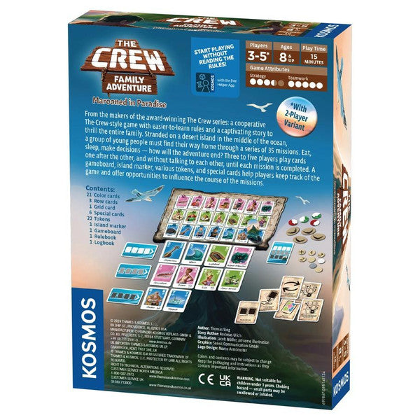 The Crew: Marooned in Paradise Family Adventure back of box