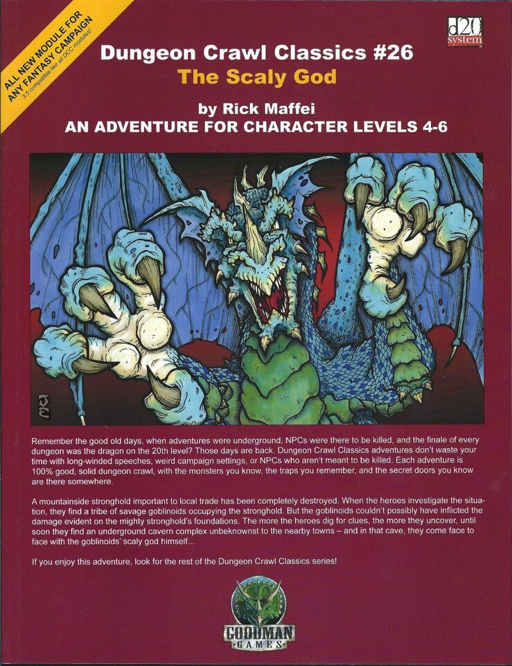 Scaly God Dungeon Crawl Classics #26