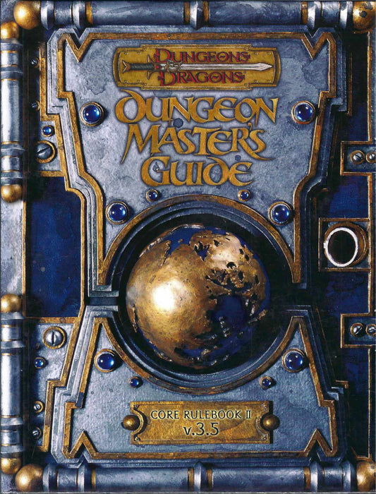 Dungeon Master's Guide (D&D 3.5) front cover.