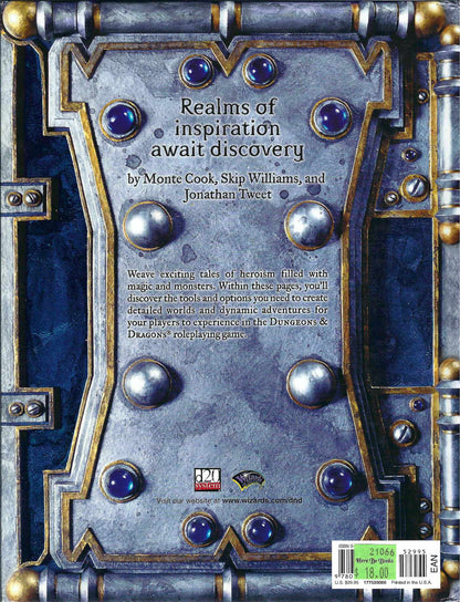 Dungeon Master's Guide (D&D 3.5) back cover