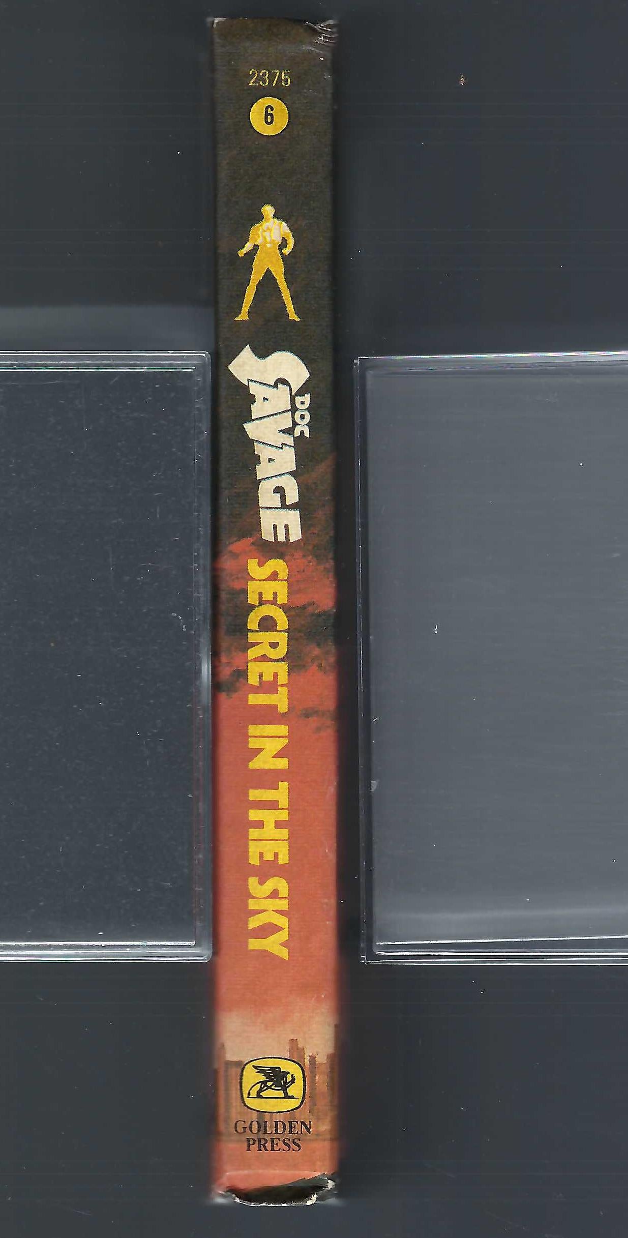Doc Savage Secret in the Sky spine
