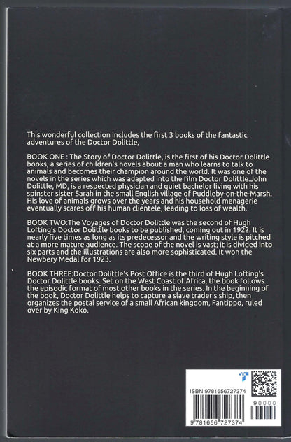 Doctor Dolittle The Complete Collection Volume 1 by Hugh Lofting back cover