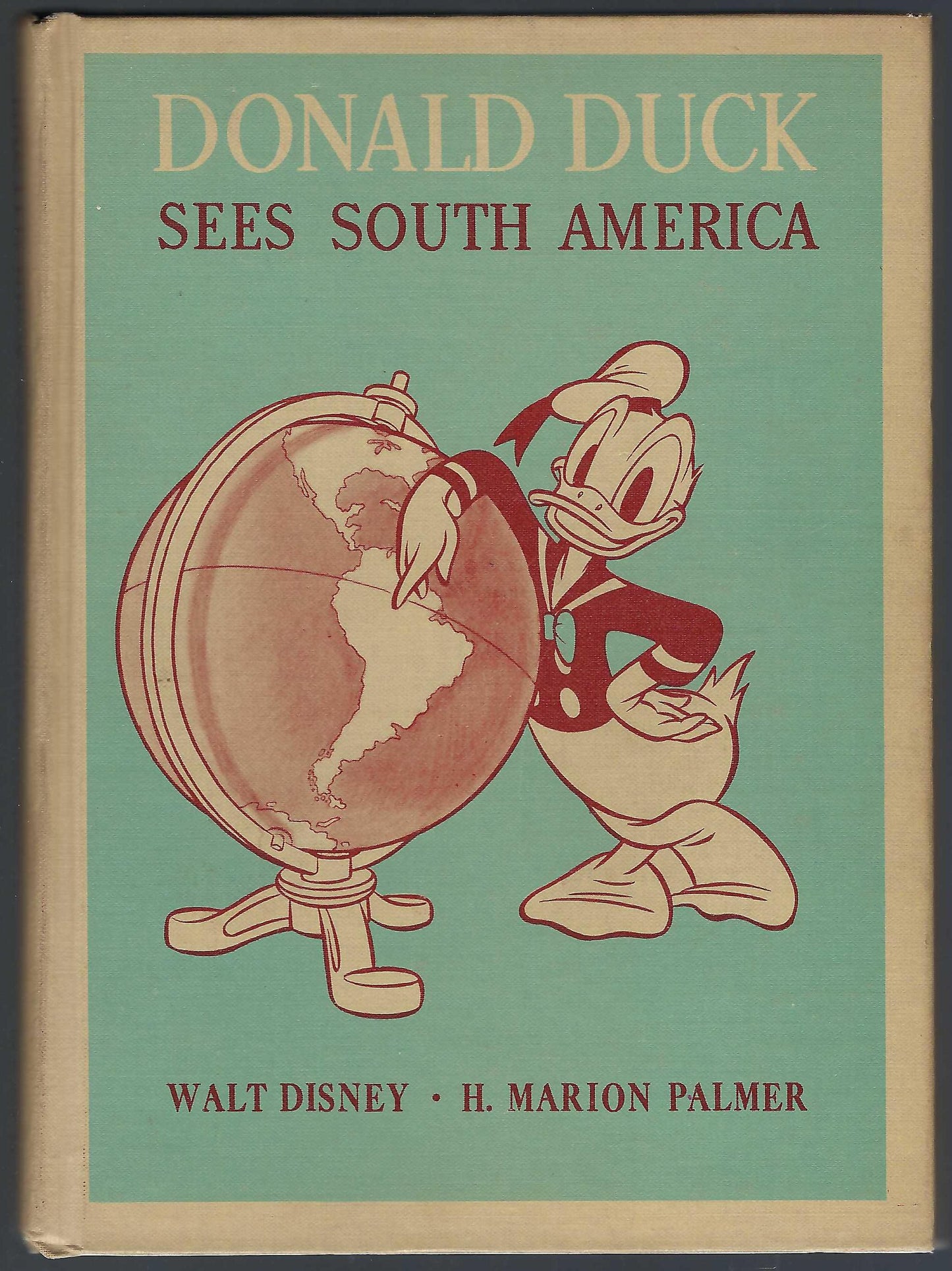 Donald Duck Sees South America front cover