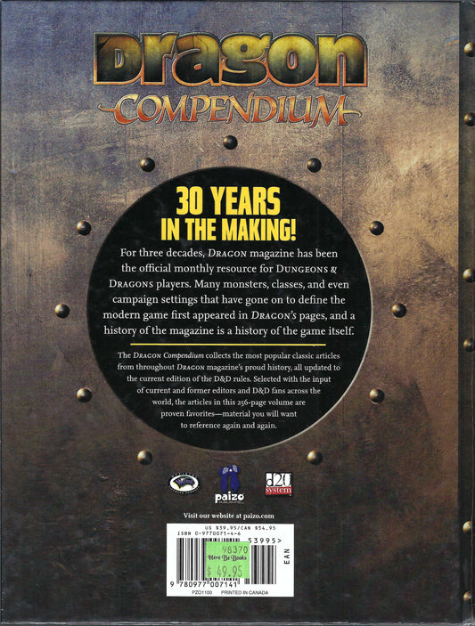 Dragon Compendium Volume 1