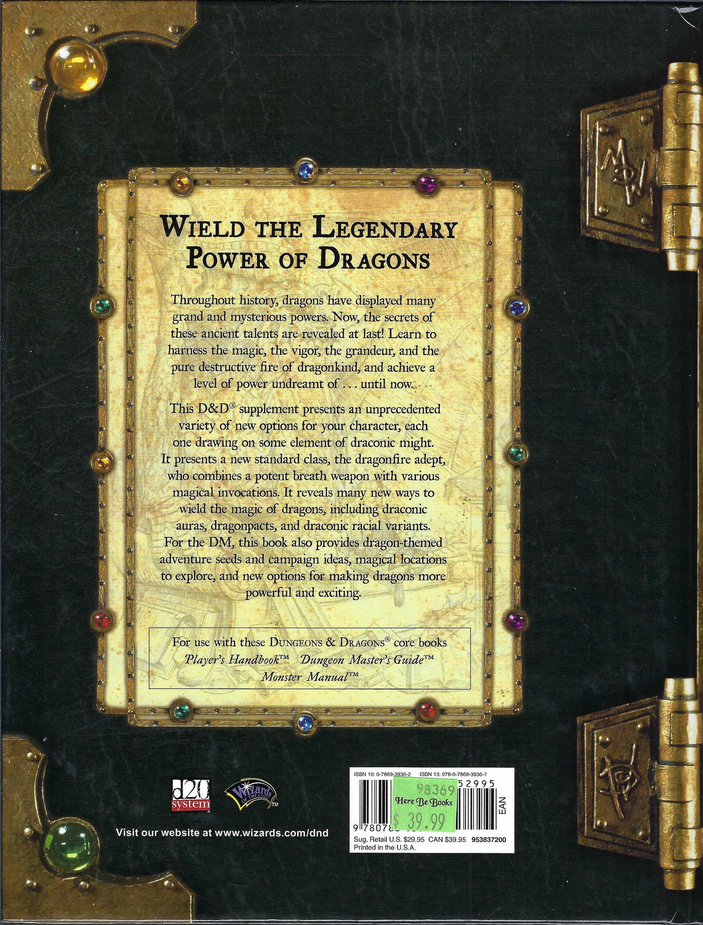 Dragon Magic back cover