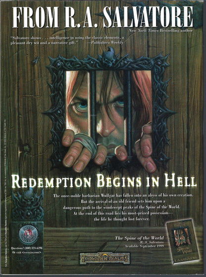 Dungeon Magazine issue 76 back cover