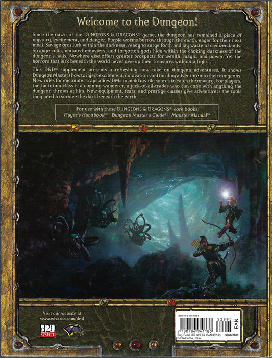 Dungeonscape back cover