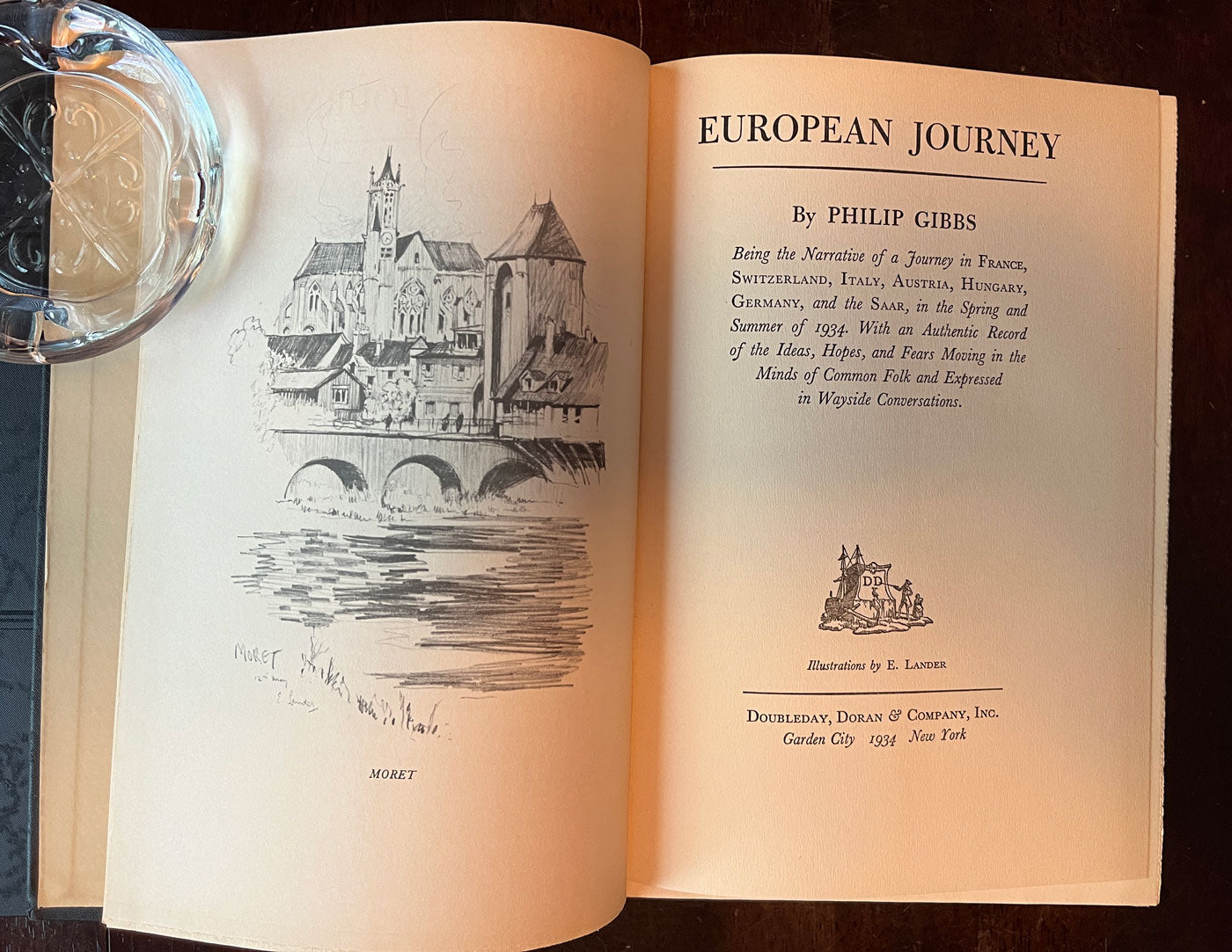 European Journey by Philip Gibbs title page