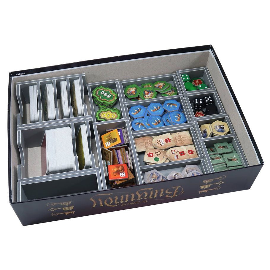Folded Spaces - Castles of Burgundy Box Insert