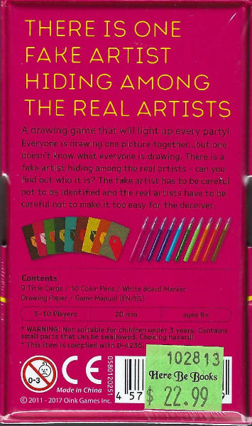 A Fake Artist Goes to New York back of box