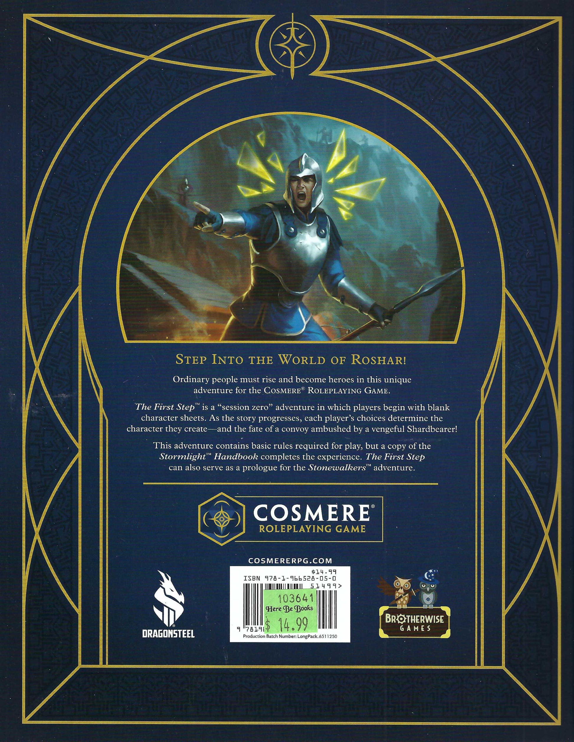 The First Step back cover