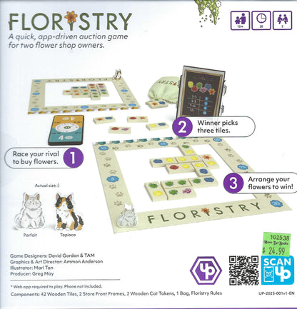 Floristry back of box