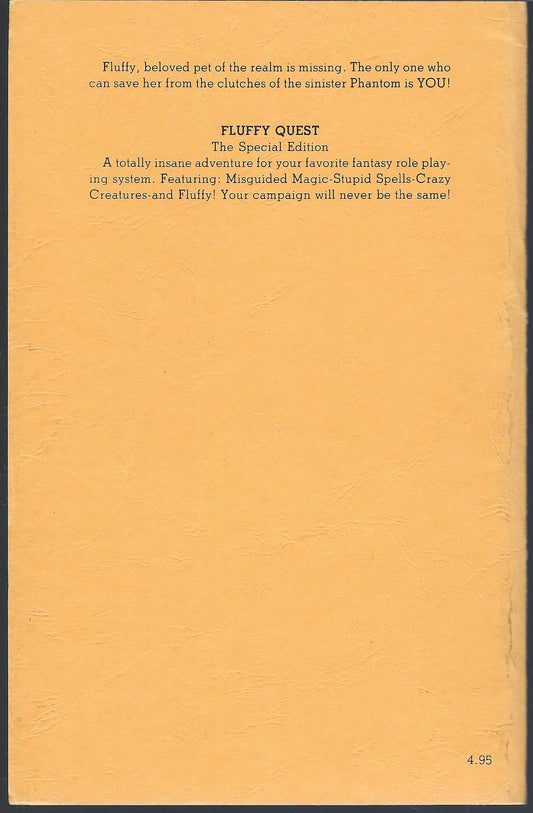 Fluffy Quest back cover