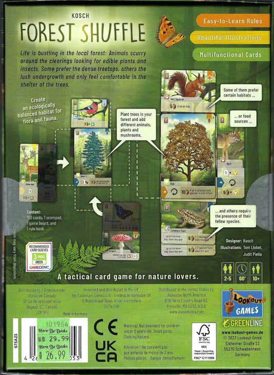 Forest Shuffle back of box