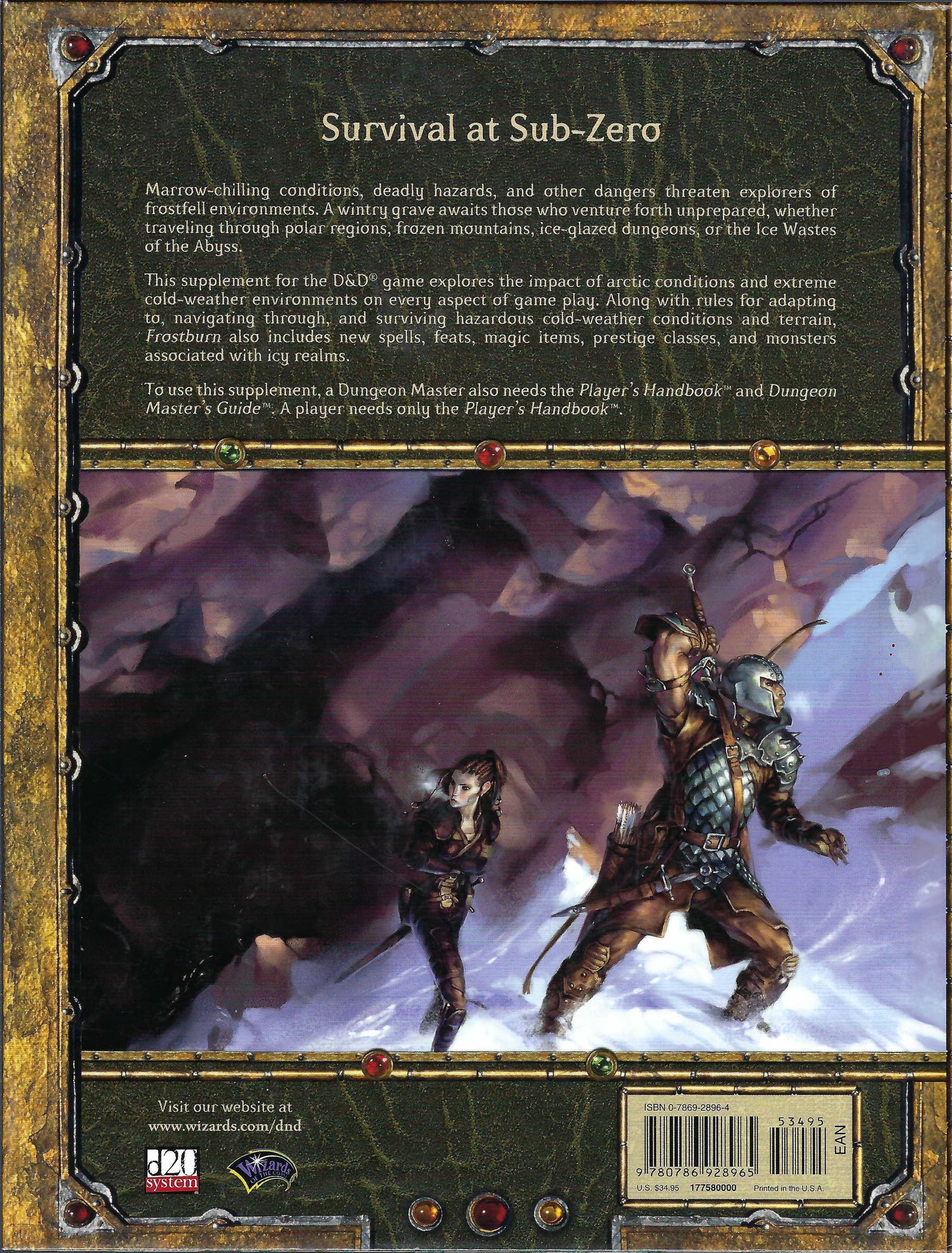 Frostburn back cover