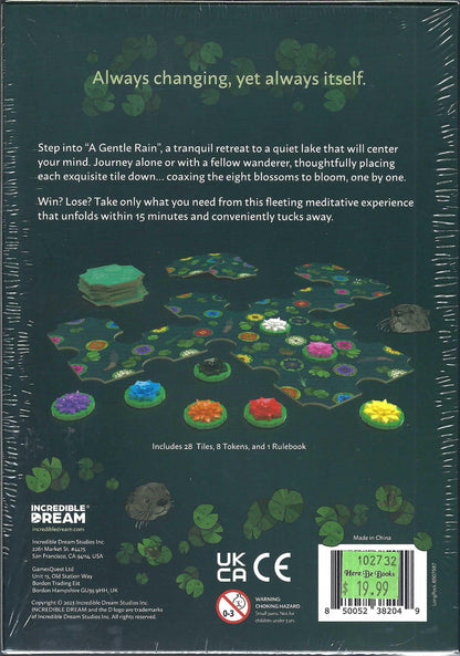 Gentle Rain Bloom Edition back of box