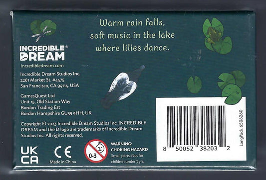 A Gentle Rain back of box