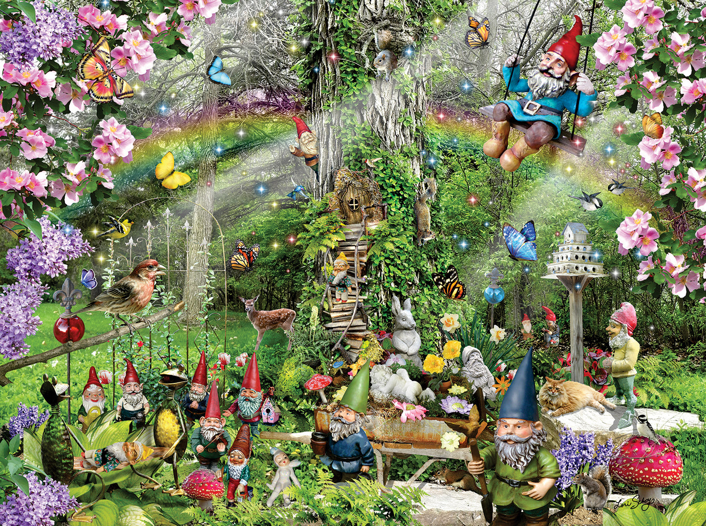 Gnomes Playground 300 Piece Jigsaw Puzzle